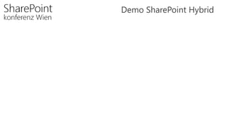 Demo SharePoint Hybrid
 