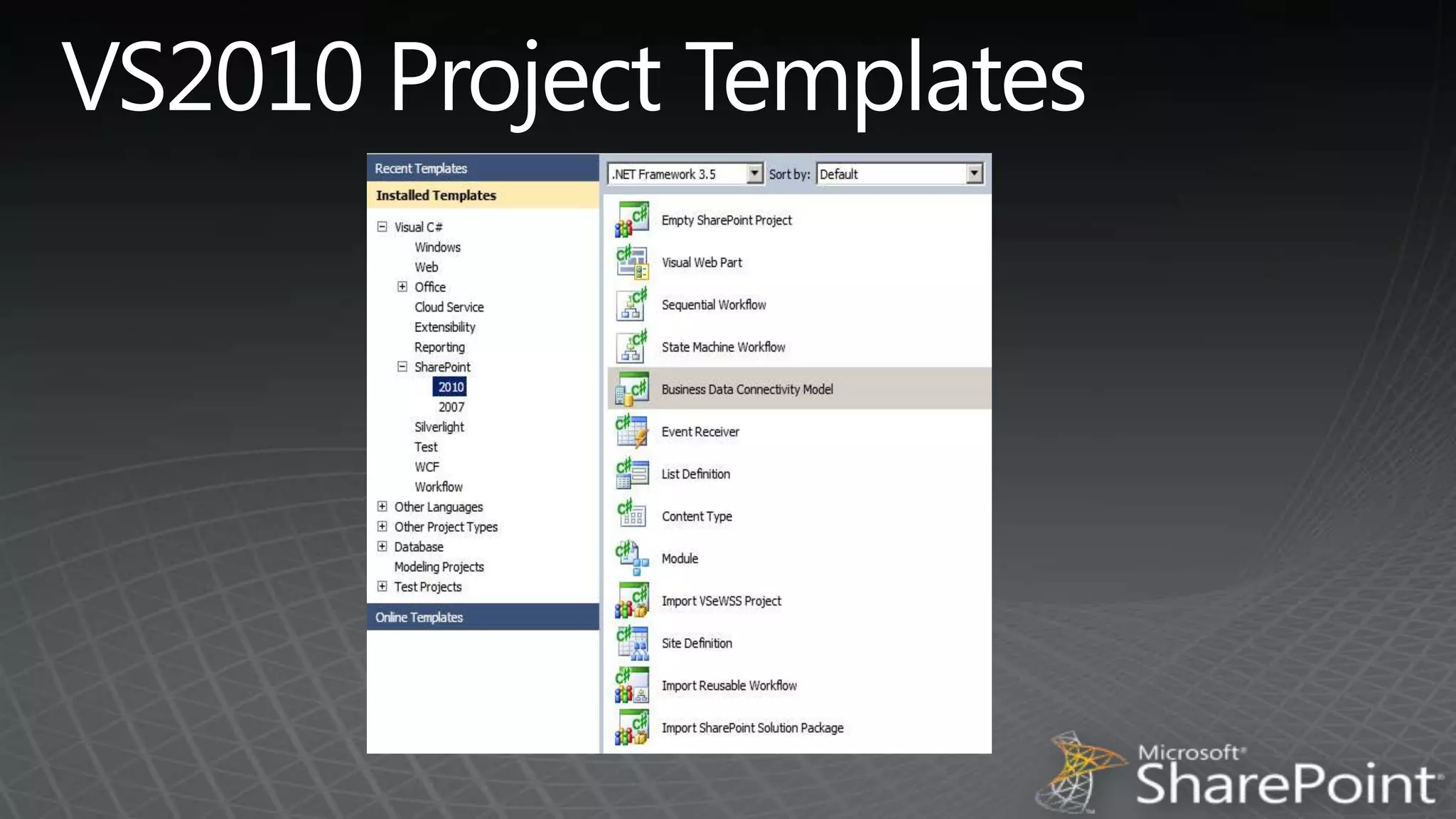 VS2010 Project Templates