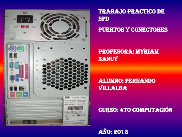 Spd parte trasera de gabinete