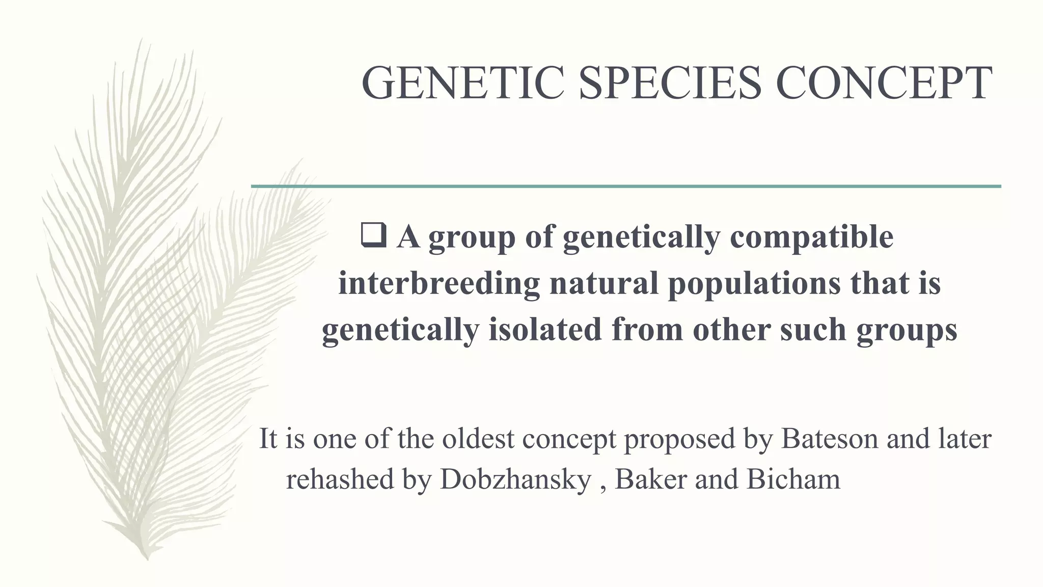 Species problem | PPTX