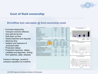 Rate of recovery of reserves 2010 SPE Deep Gas Conference, Bahrain, 24-26 January