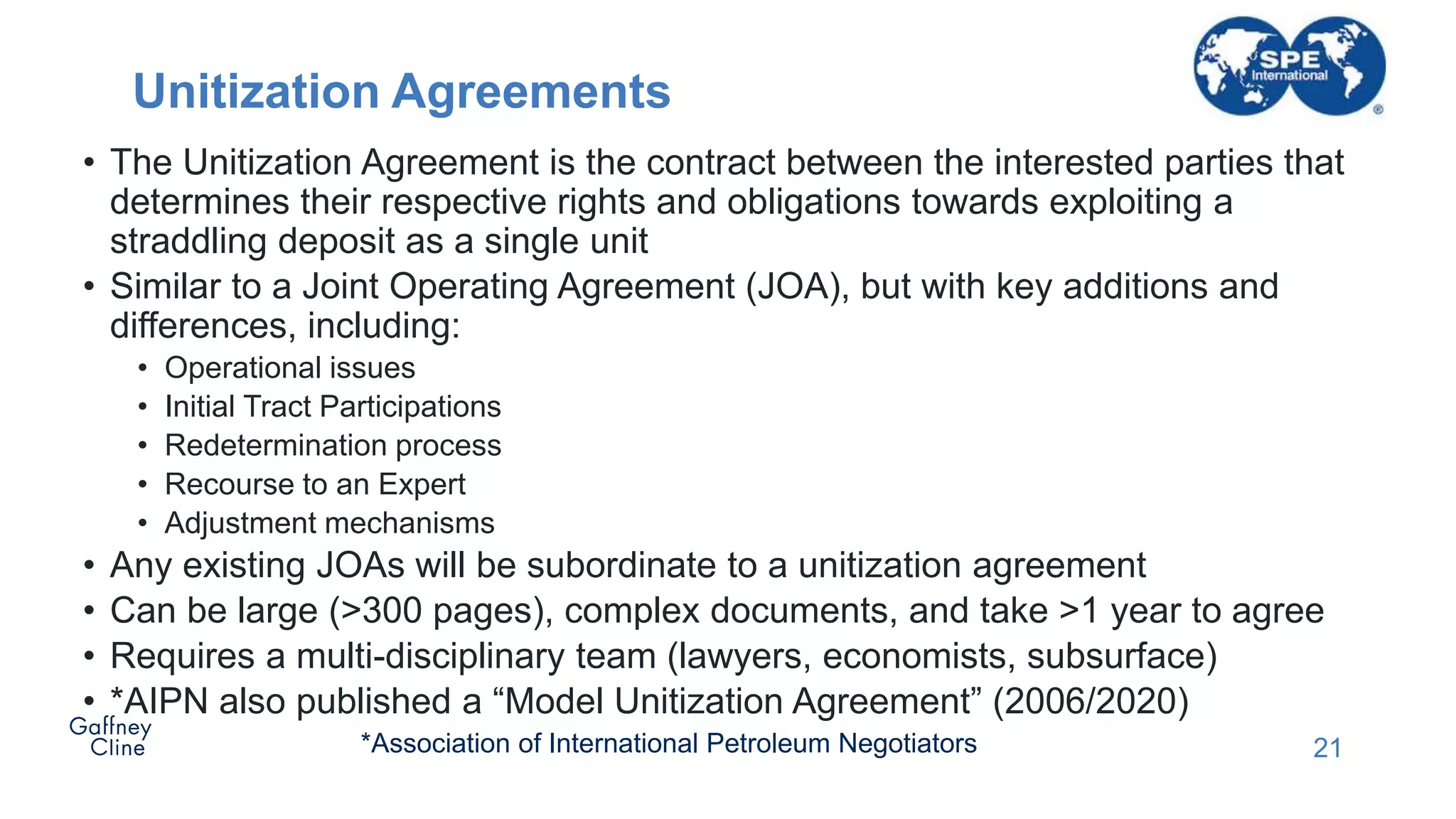 Who Owns the Oil? The How and Why of Unitization | PDF