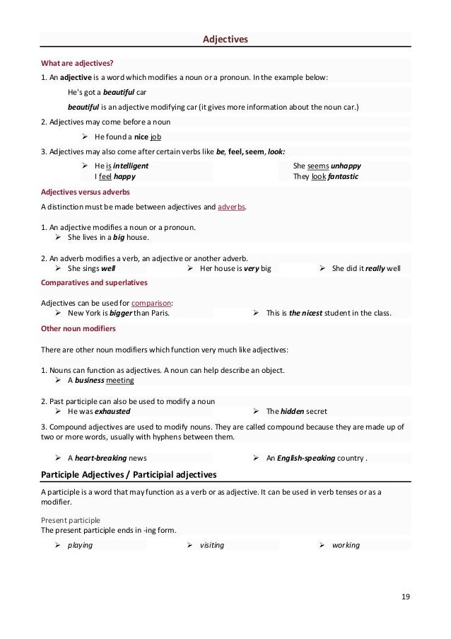 Homework help english grammar