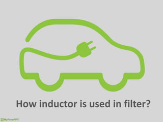 How inductor is used in filter?
 