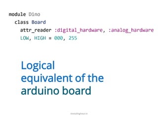 revealinghour.in
Logical
equivalent of the
arduino board
 