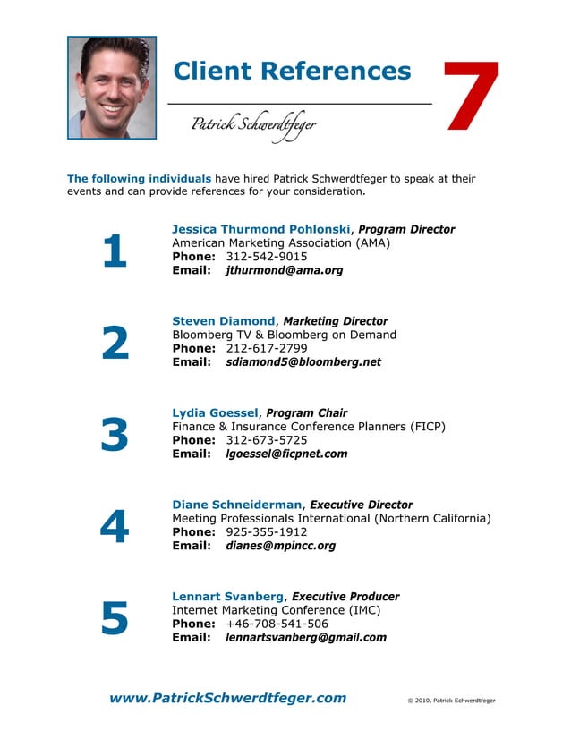 Speaker Information Packet (PDF) | PDF