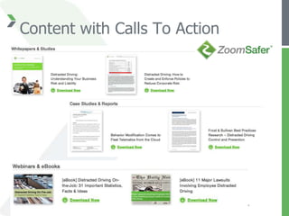 Content with Calls To Action
 