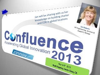 Confluence2013 Speaker Update: Jan Roberts