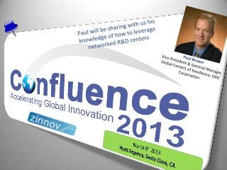 Confluence2013 Speaker Update: Paul Brown