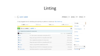 Linting 
 