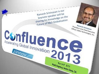 Confluence2013 Speaker Update: Ramesh Srinivasan