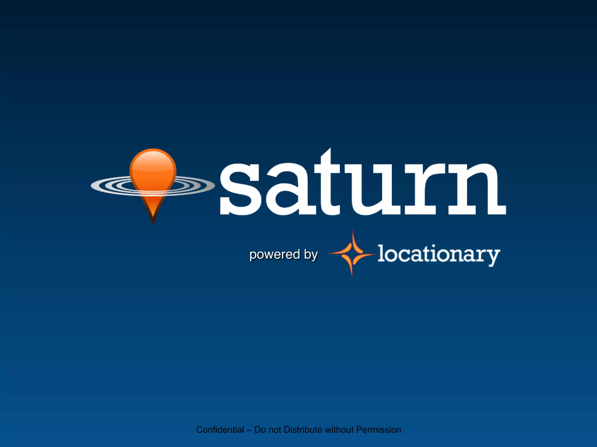 powered by"




Confidential – Do not Distribute without Permission
 