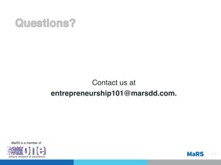Introduction to Entrepreneurship 101 / Finding and Validating Your Idea - Entrepreneurship 101 (2012/13)