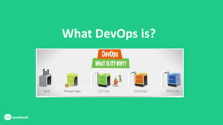 What DevOps is?
 
