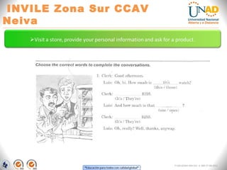 INVILE Zona Sur CCAV
Neiva
FI-GQ-GCMU-004-015 V. 000-27-08-2011