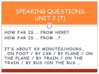Speaking 1ºeso unit2 | PPTX