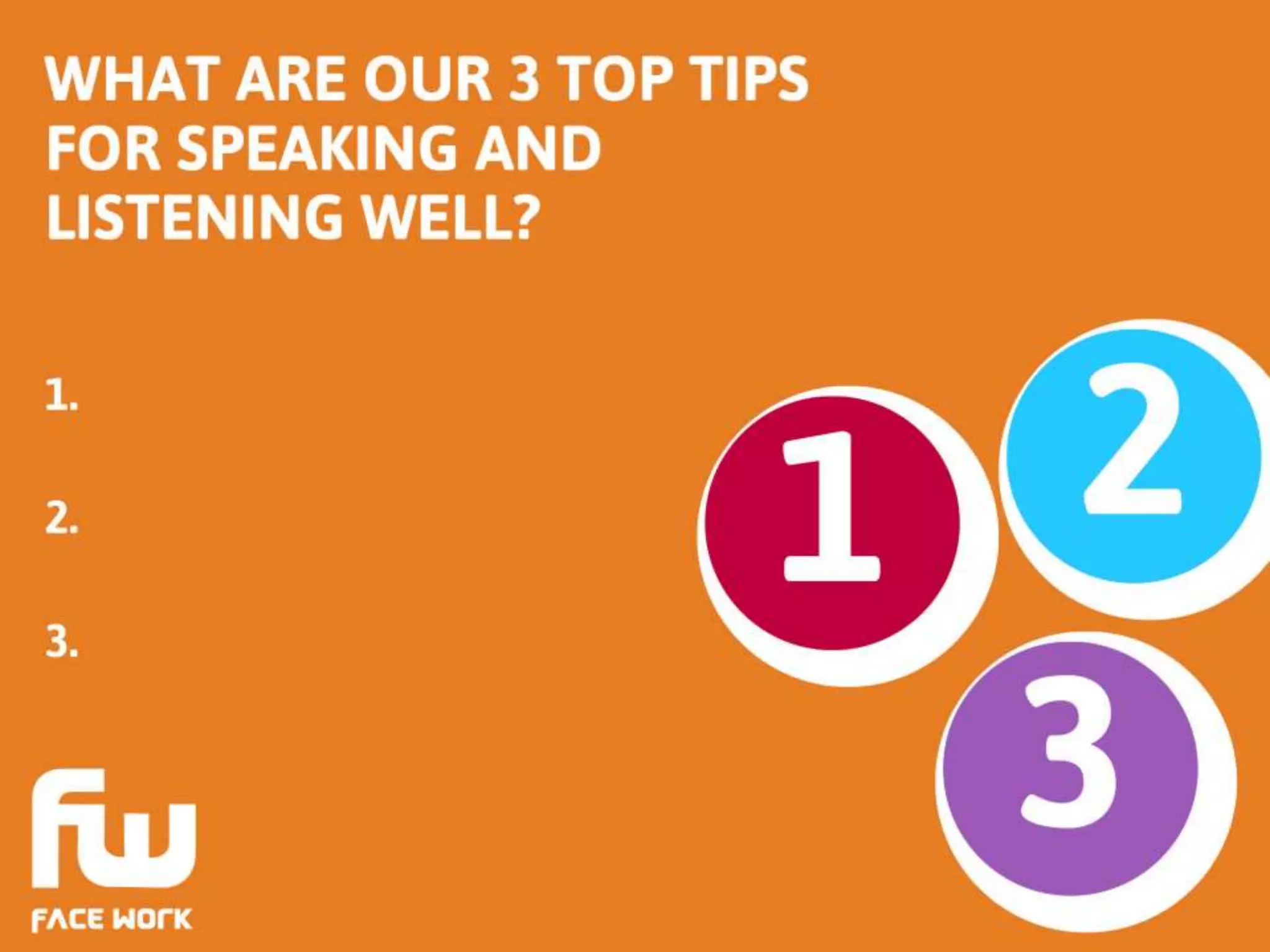 Speaking and Listening Teacher's powerpoint | PPTX