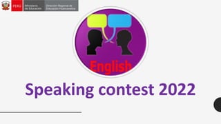 Speaking contest 2022
 