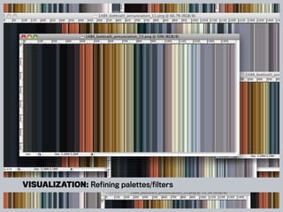 Visualization: Refining palettes/filters
 
