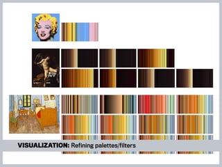 Visualization: Refining palettes/filters
 
