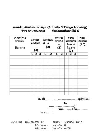 Speaking lesson plan 4