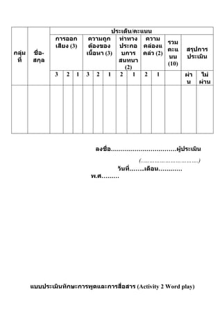 Speaking meen picky pui