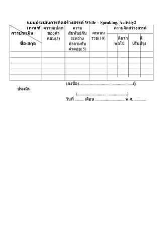 Speaking meen picky pui