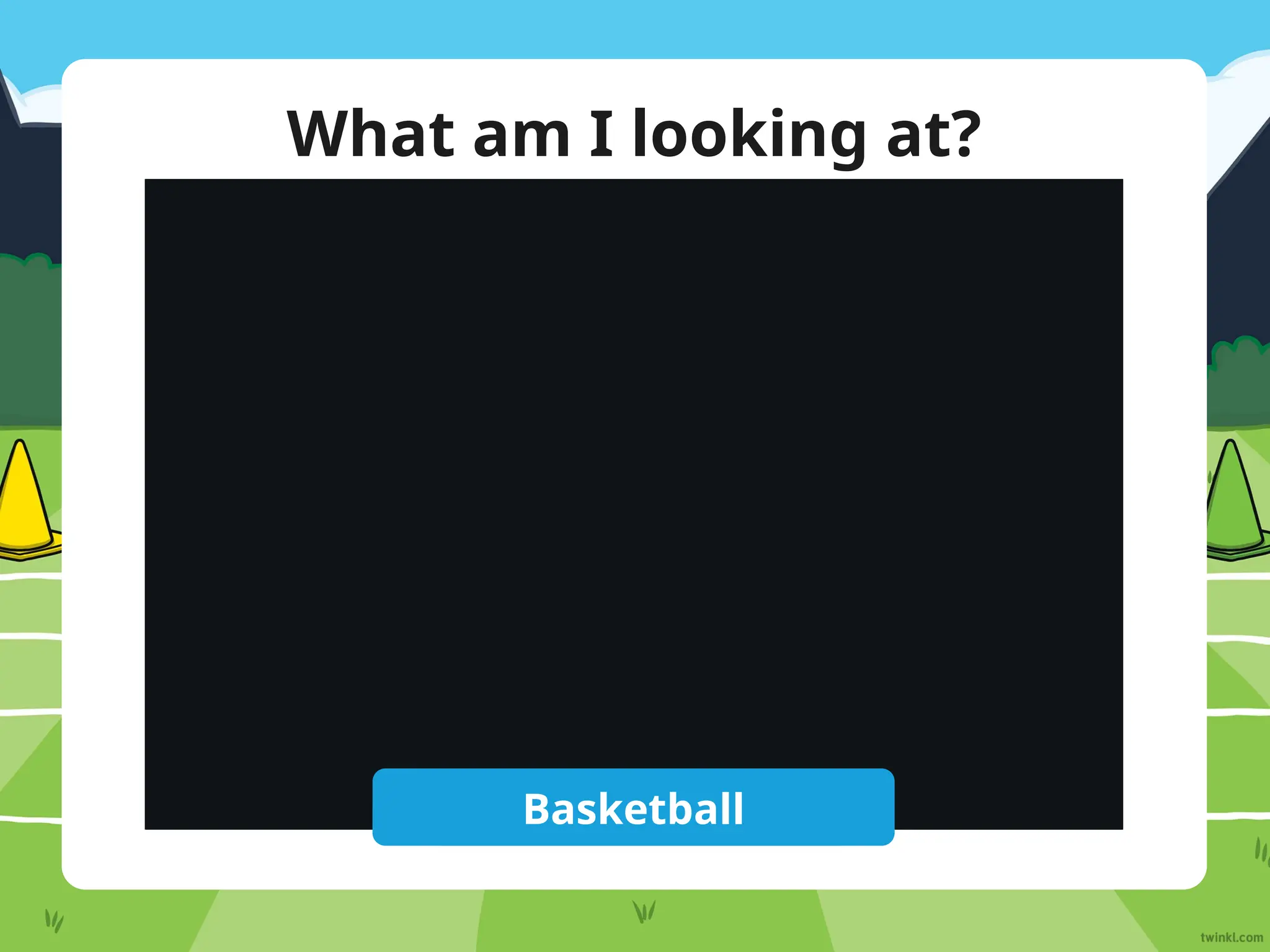 What am I looking at?
Reveal Answer
Basketball
 