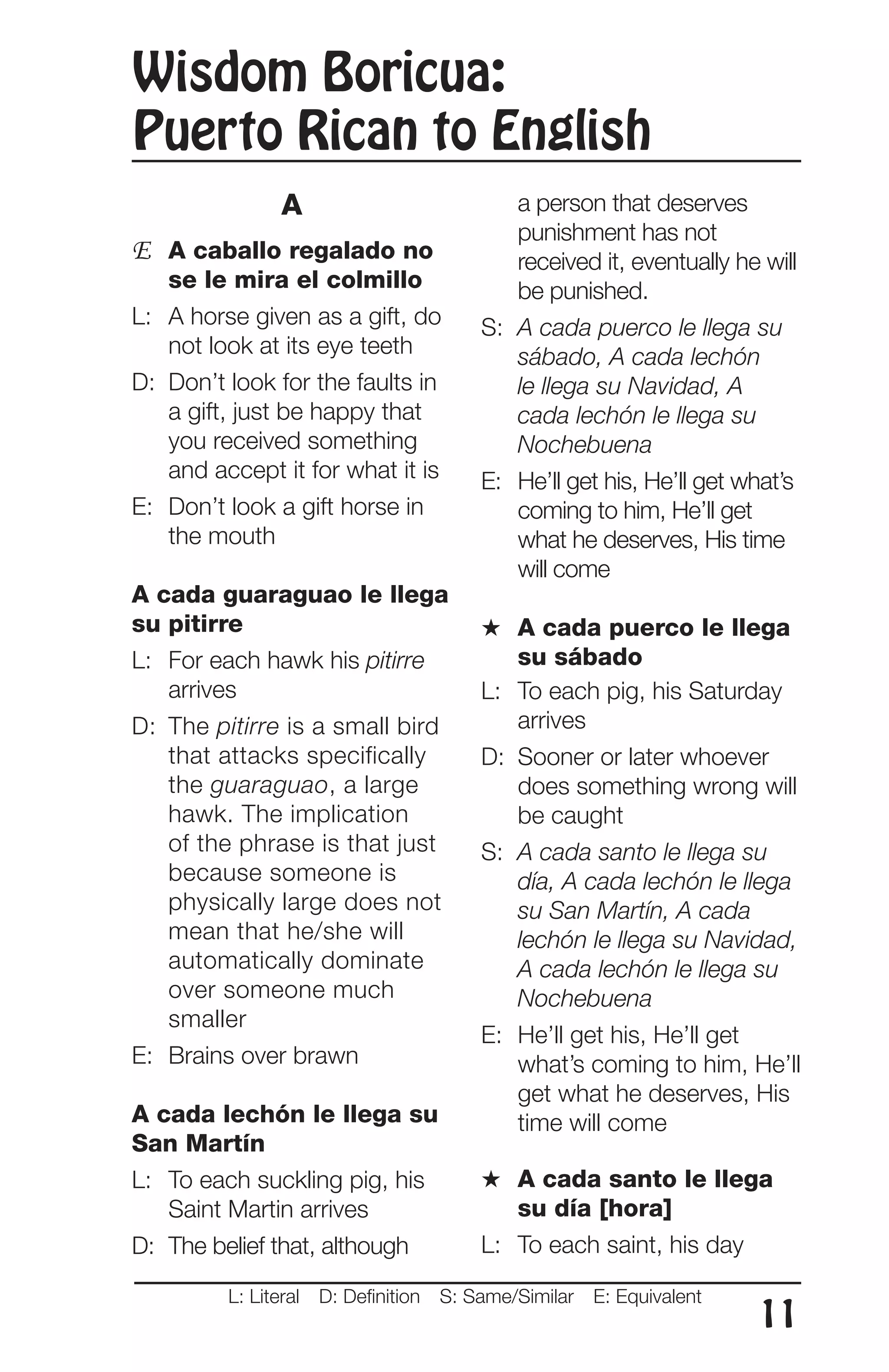 Speaking Phrases Boricua: Puerto Rican Sayings (Book Preview) | PDF