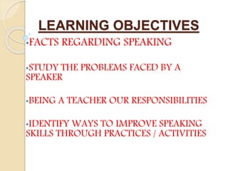 Speaking skills | PPTX