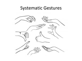 Systematic Gestures
 