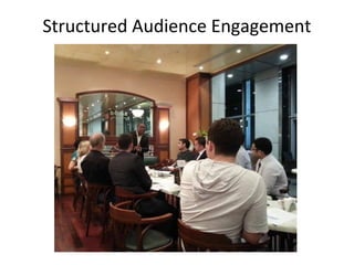 Structured Audience Engagement
 