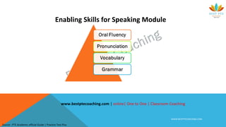 PTE Exam Speaking & Writing Overview | PPT