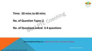 PTE Exam Speaking & Writing Overview | PPT | Educational Assessment ...