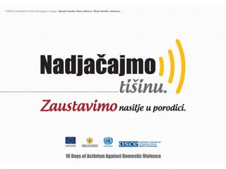 Family violence in Montenegro