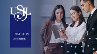 SPEAK OUT B2- ENGLISH IV- UNIT 5.pptx ESTA DE UNI | PPTX