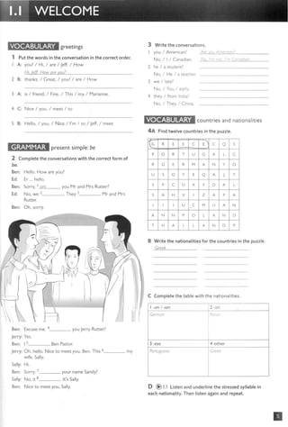 Speakout elementary workbook | PDF