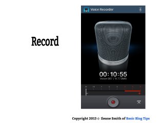 Record
Copyright 2013 © Ileane Smith of Basic Blog Tips