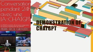 DEMONSTRATION OF
CHATGPT
 