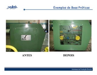 Exemplos de Boas Práticas




ANTES         DEPOIS



                    Sistemas de Produção Enxuta
 