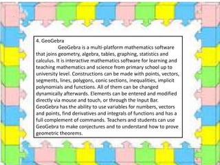 Geometry Softwares | PPTX