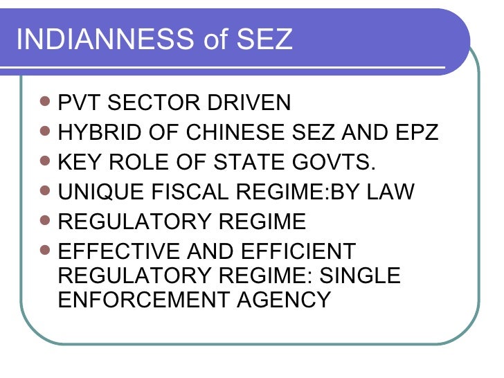 Special Economic Zones in India