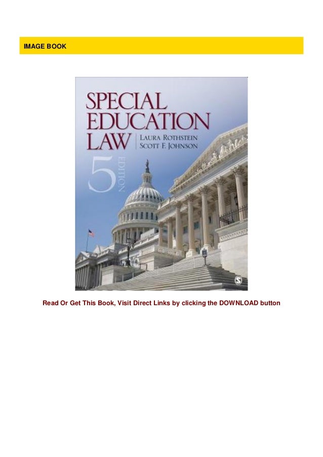 [PDF] Special Education Law Ebook