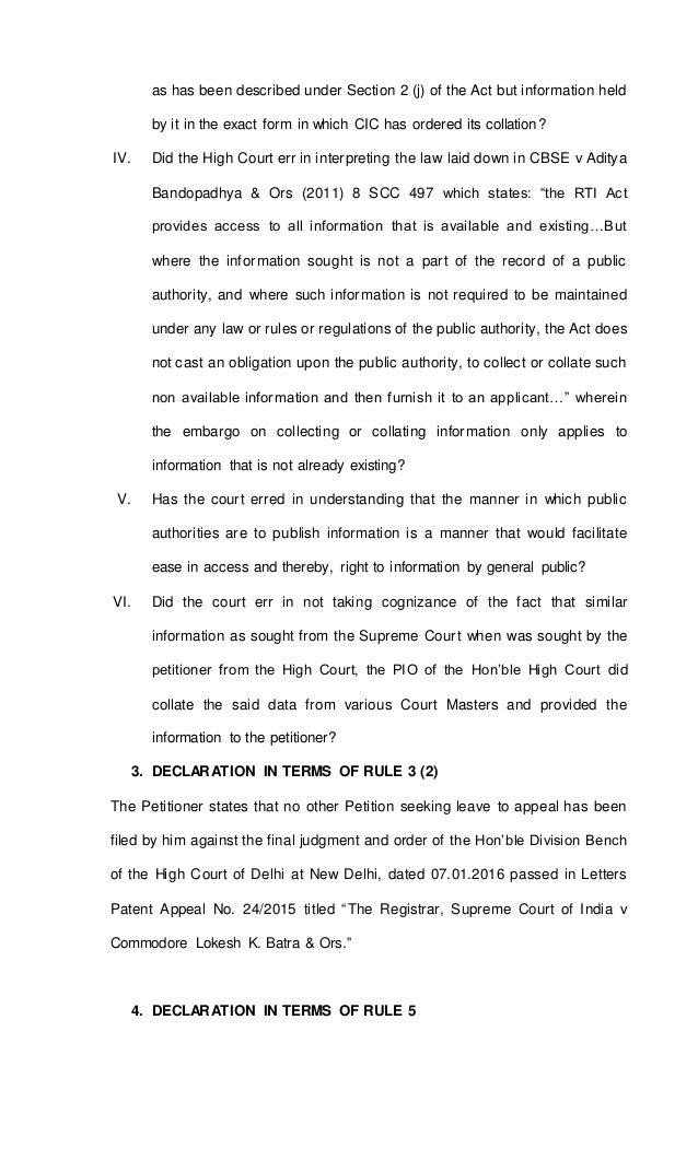 special leave petition