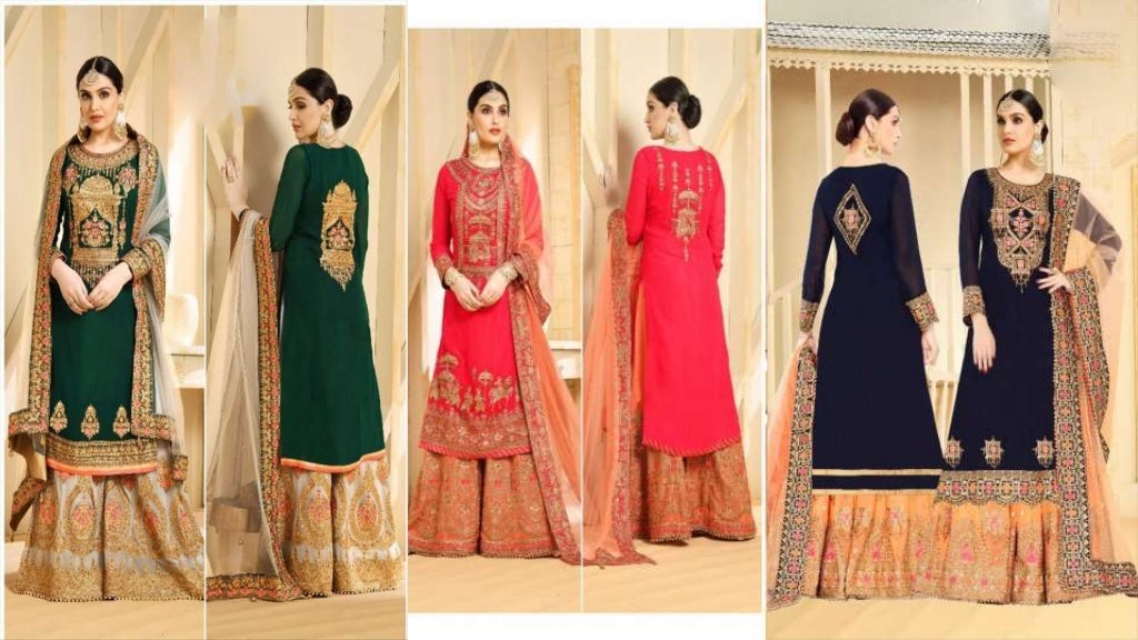 punjabi suits for lohri function