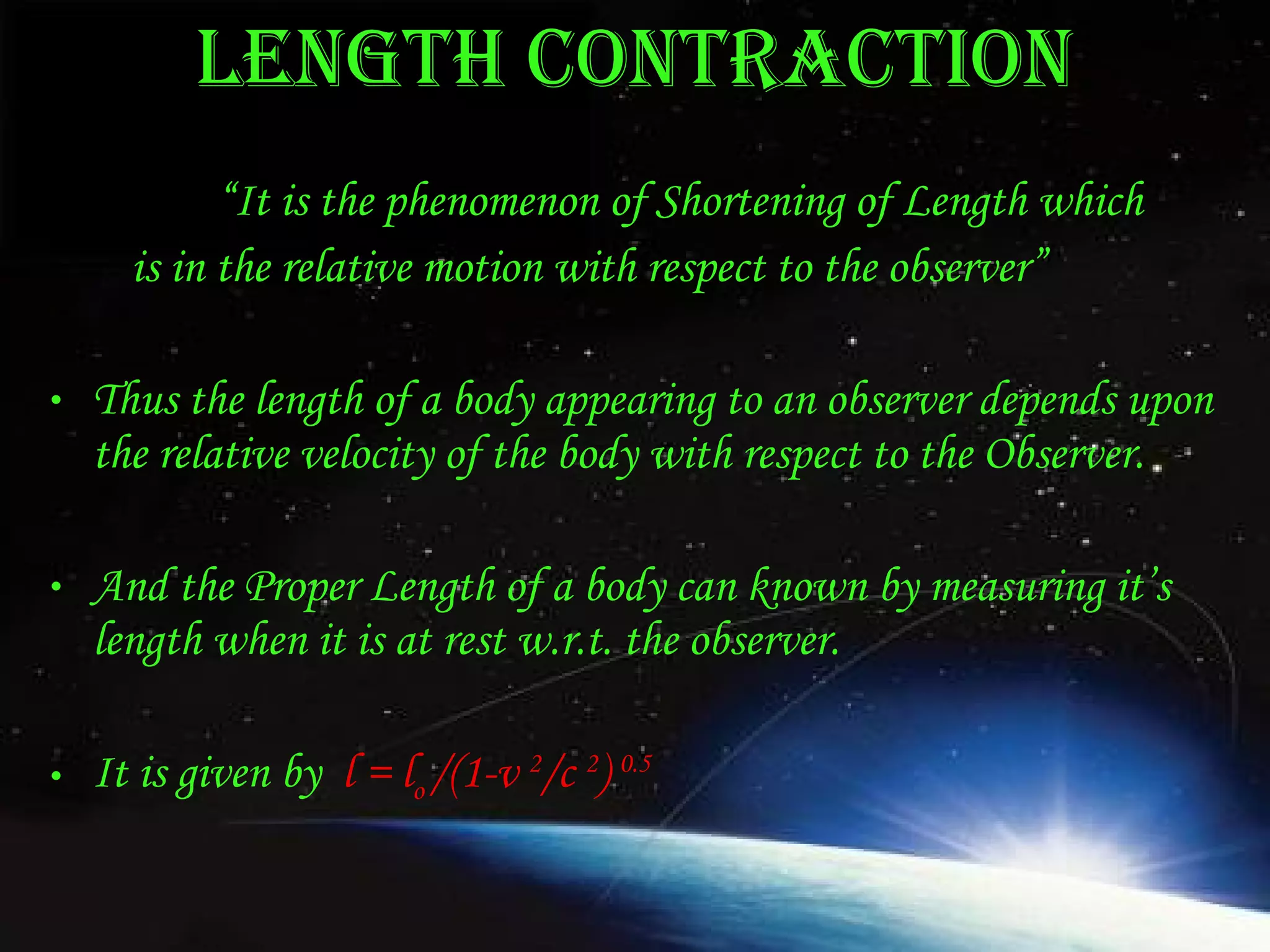 Special Theory Of Relativity | PPT