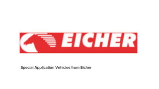 Special Application Vehicles From Eicher