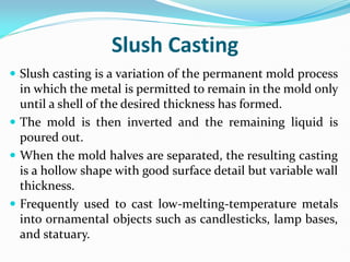 Special Casting a part of manufacturing processppt.pdf