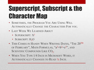 Special Characters | PPT