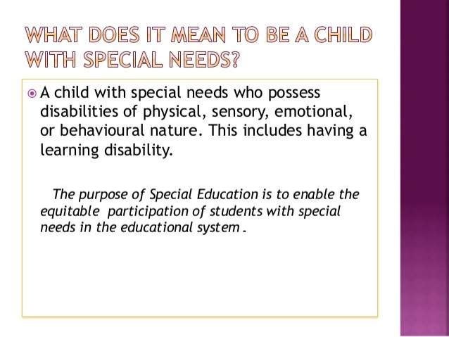 Special Needs Child Care Centre